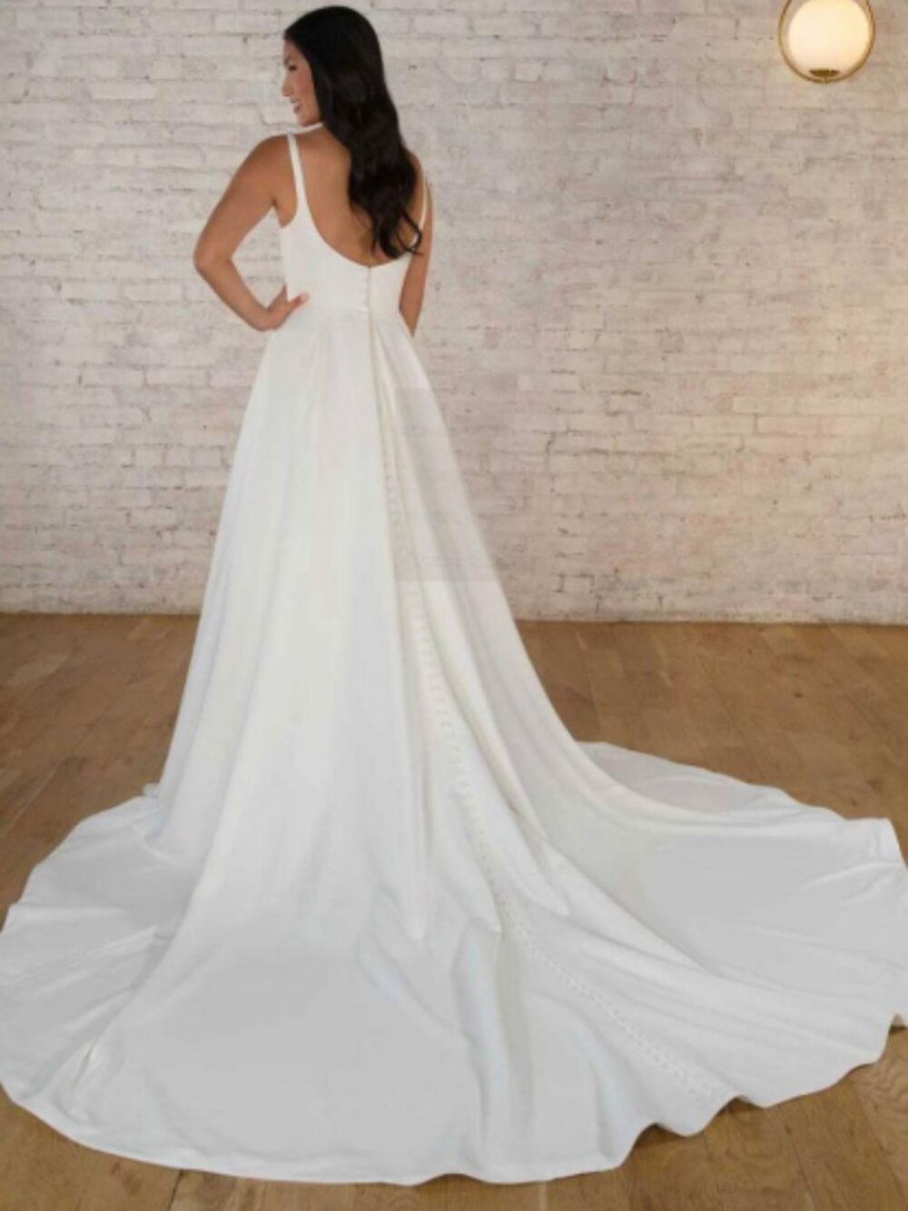 Stella York 7731 A-Line Wedding Gown Dress Size 14 New w/out tag - Picture 2 of 12